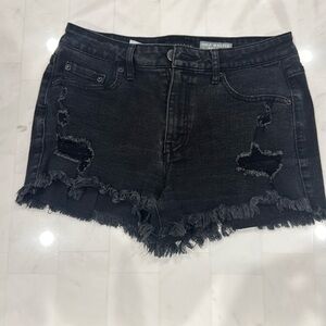 Black Jean short